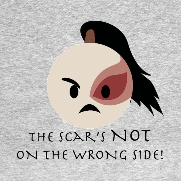 Angry Zuko emoji 1 "The scar's NOT on the wrong side!" by Prince_Tumi_1